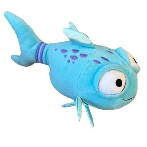 Pout-Pout Fish Plush Stuffed Animal Blue polka dot 9" Bring The Book To Life EUC